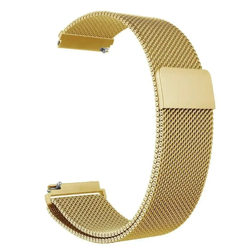 Milanaise-Uhrenarmband aus Edelstahl mit Magnetverschluss
