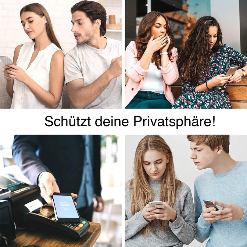 Panzerglasfolien für iPhone - Sichtschutz
