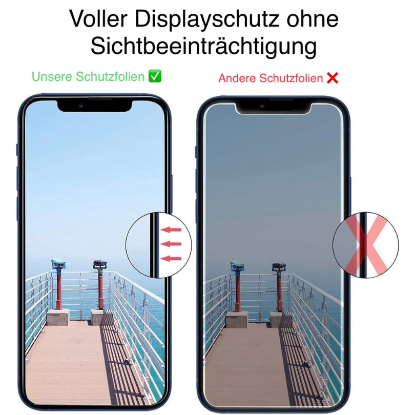 Panzerglasfolien für iPhone - Sichtschutz