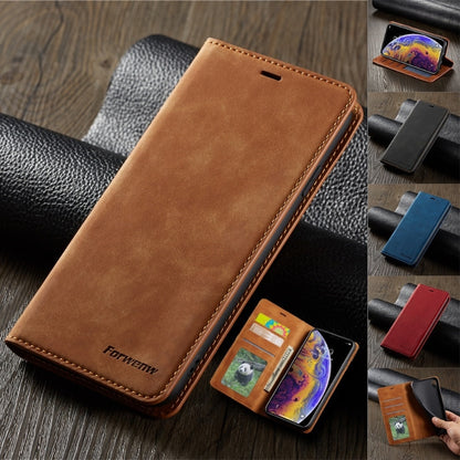 Schutzhülle für iPhone - Klappbar aus Kunstleder