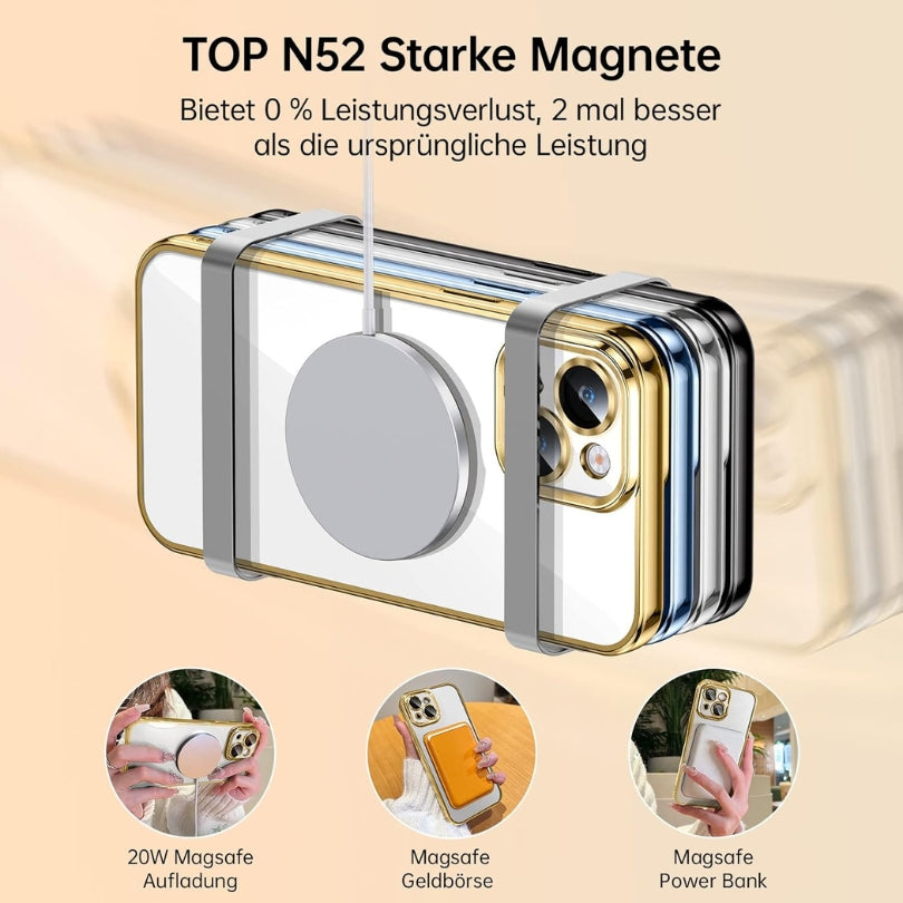 iPhone Hülle - Transparent (mit Magsafe)